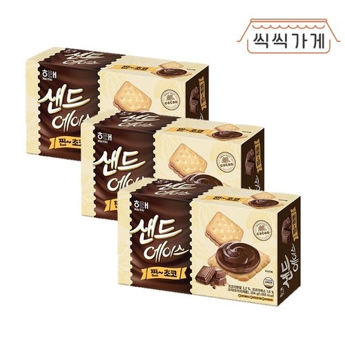 해태제과  에이스샌드 찐초코 204g