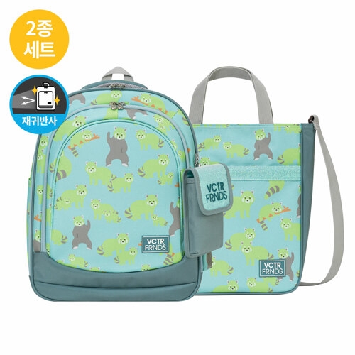 빅토리아앤프렌즈 신학기 초등학생 경량 책가방2종 얼쓰 글리터 레서판다 GTHLES2S
