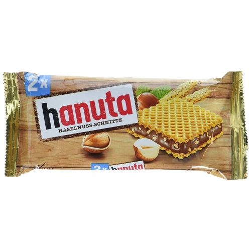 Ferrero 페레로 하누타 헤이즐넛 와플 쿠키 44g 18개 Hanuta Hazelnut Waffeln