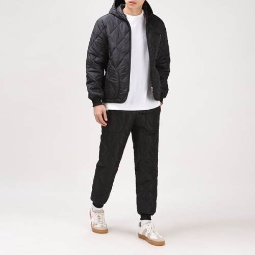 후앙스 국내생산 무지 후드 깔깔이 방한복 세트 SDPD9359