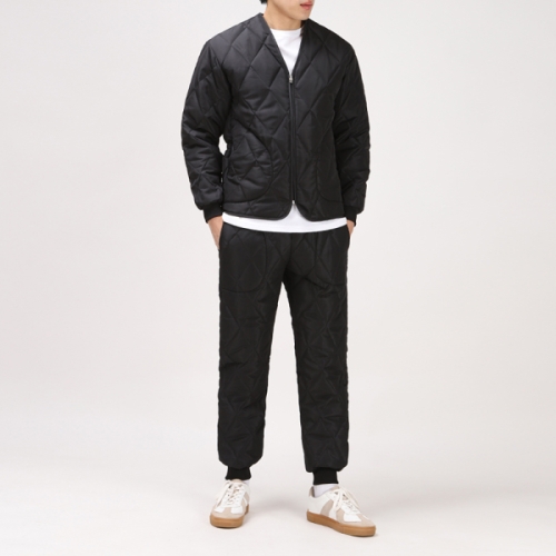 후앙스 국내생산 무지 브이넥 깔깔이 방한복 세트_SDPD3359