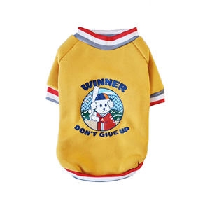 바이굄 베이스볼 기모 티셔츠 옐로우