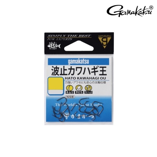 가마가츠  카와하기 왕 쥐치바늘 블랙 2호