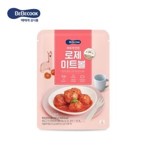 베베쿡 바르게 만든 로제미트볼 200g