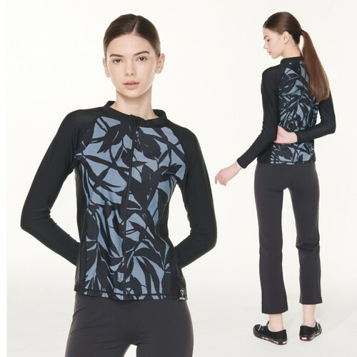 제테스  여성 릴렉스핏 인컵내장 래쉬가드 상의 L_4A888