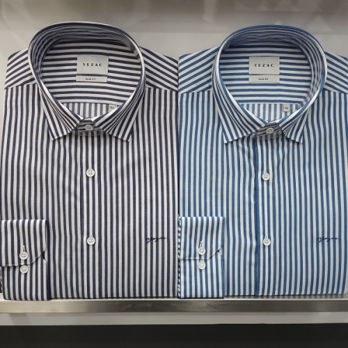 예작 2COL 코튼폴리 런던ST 스냅단추 슬림핏 긴팔셔츠_YJ3SBS1612