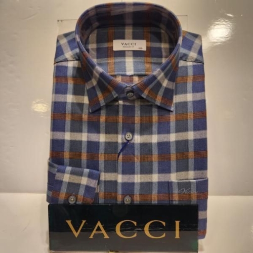 바찌 남성겨울따뜻한울혼방도톰한기모체크일반핏 차분한컬러남방VD1L4CR157B0