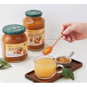 담터  생강청 생강꿀차 임산부 노인 목에좋은차 1kg 1+1 몸을따뜻하게하는차면역력에좋은차