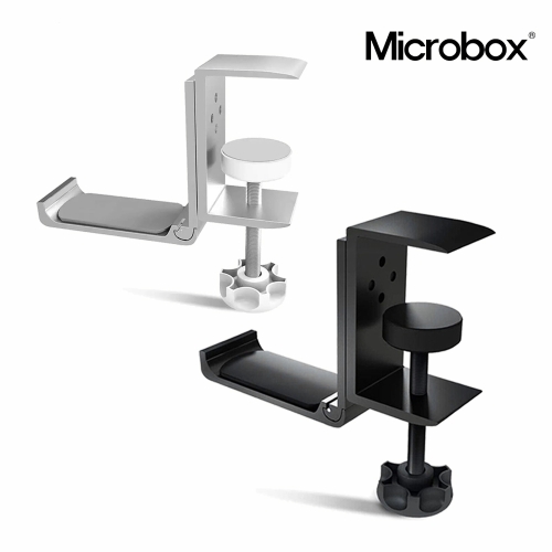 오존컴퍼니  마이크로박스 HB Fold 알루미늄 헤드셋 거치대 실버