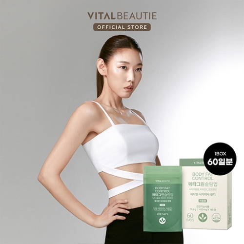 바이탈뷰티 리필용 메타그린 슬림업 420mg 180정