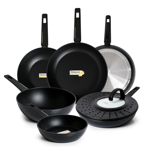 BRK  IH 스마트피크 프라이팬 8종 (팬20,24,26,28,30+궁중24,26,28+뚜껑+스텐뚜껑)