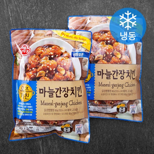 오뚜기  오즈키친 마늘간장치킨 580g