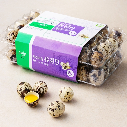 조인  무항생제 메추리알 유정란 504g 56구