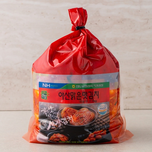 농협  선장 아산맑은맛김치 2.7kg 1개