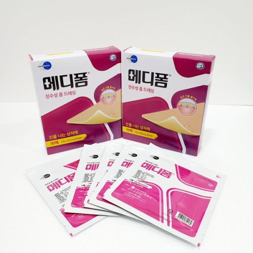 메디폼 친수성 폼 드레싱 10x10cmx2mm 10매