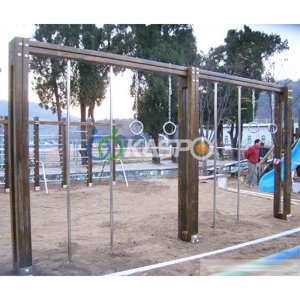 중앙  반등봉 및 링 목재 JA12-22 학교 놀이터