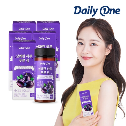 데일리원 상쾌한 하루 푸룬 정 식이섬유 5통 - 에누리 가격비교