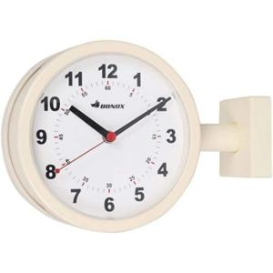 덜튼 양면벽시계 [아이보리]