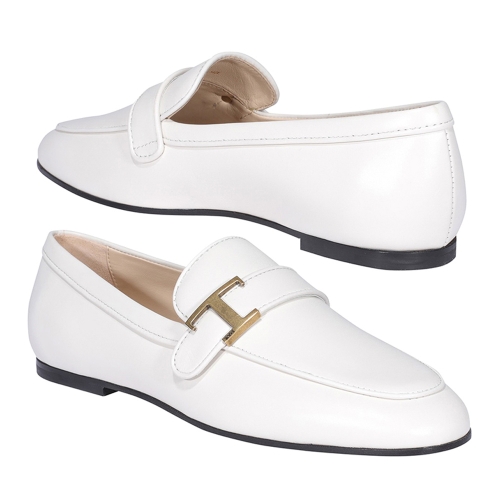 토즈 T로고 버클 스웨이드 로퍼_XXW79A0CX60 G402