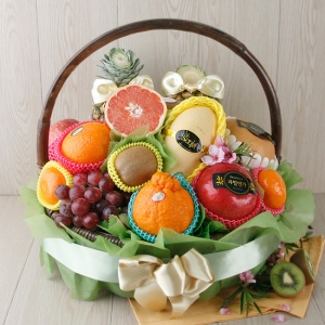 한국씨엔에스 과일연가 꽃향기 과일바구니