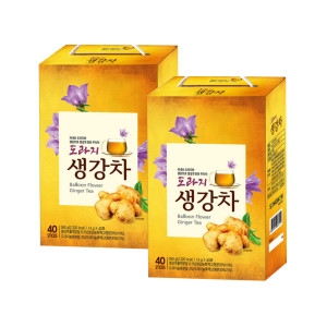 송원식품  송원 도라지 생강차 40Tx2개 따뜻한 우리차