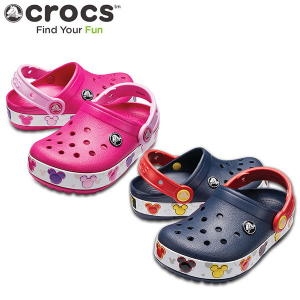 크록스키즈 크록밴드 클로그 K 미키 펀랩 라이트 (204994-410)