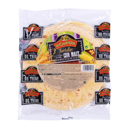 아즈테카  옥수수&밀 또띠아 320g