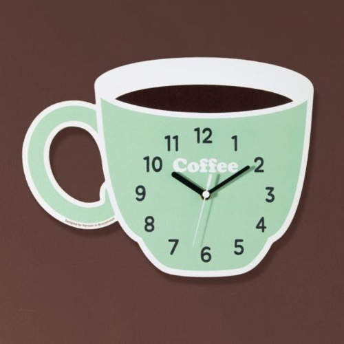브론즈하우스  나룸 커피 머그잔 무소음 벽시계 WMC-141