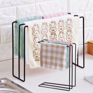 에스비라이프  가로세로 내맘대로 수건/행주걸이 블랙신발+소품정리 다용도 수납함