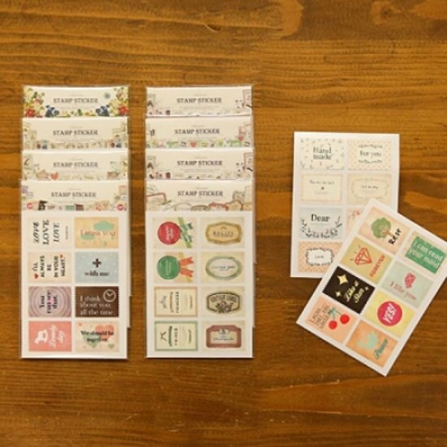 이투컬렉션  Ancien Stamp sticker