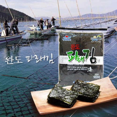 완도금일수협  파래김 100매