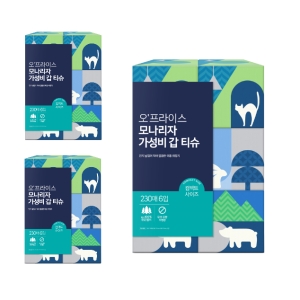  하얀티슈 오프라이스X모나리자 가성비 갑 티슈 200매 (3입) [4팩(12입)] 상품이미지