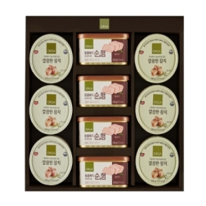 올가홀푸드  동물복지 순햄 참치캔 혼합 선물세트 1호