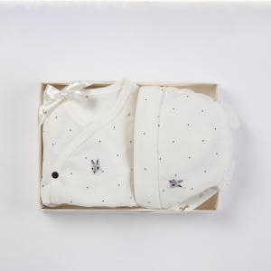 에뜨와 배내가운 모자SET