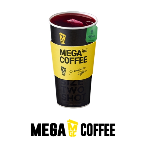 메가MGC커피 사과유자차 HOT