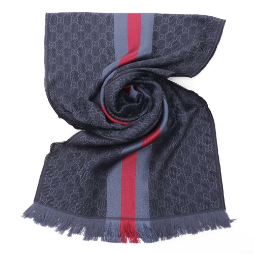 구찌 남녀공용 울 실크 머플러_544620 4G704 1266