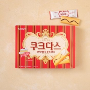 크라운제과  쿠크다스화이트토르테 289g