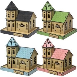 3D입체퍼즐 미니빌리지 A3 하우스 -블랙 건축물  목재모형  퍼즐갤러리