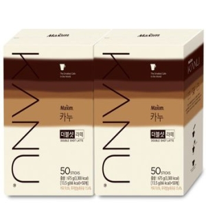 동서식품 카누 더블샷 라떼 50T+50T 31832843