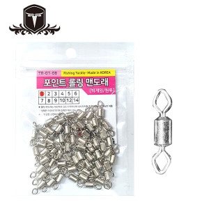 TJ  코리아 포인트 롤링 맨도래 대용량 자작 채비 소품 포인트 롤링 맨도래 대용량 코리아 코리아 포인트