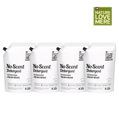 네이쳐러브메레 아기세탁세제 리필 1300ml 4팩