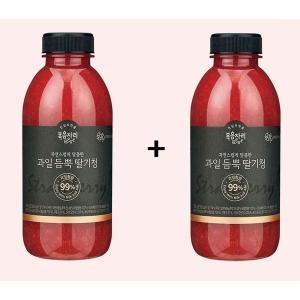 복음자리 과일듬뿍딸기청 총2개 , 과일함량 99