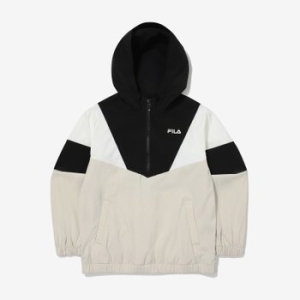 휠라키즈 브이블럭 아노락 FK2WTF1101X_BLK