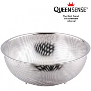 퀸센스  스텐레스304 펀칭 볼바구니 24cm 31617513