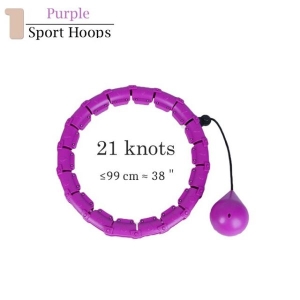 코멧 홈 훌라후프 스마트 조절 스포츠 후프 복부 얇은 허리 운동 분리형 홀라 마사지 피트니스 puple21