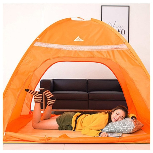 런웨이브  원터치 양문형 난방텐트