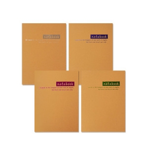 블루마토 크라프트지 실제본 무선 노트 B5 NBP003