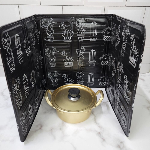 오너클랜  기름튐방지 가스렌지 가드 가림막 블랙