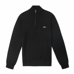 라코스테  남성 오가닉코튼 클래식핏 반집업 아노락 스웨터 하프집업 니트 AH1980 031 트렌디 감성의 스마트한 쇼핑공간
