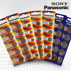 파나소닉  소니 CR2032 5알 3V 스마트키 리모컨 리튬지